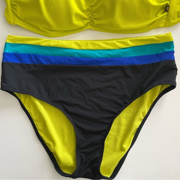 La Vie En Rose Convertible Bikini Swim Bathing Suit 2 Piece Swimwear Large XL - Picture 4 of 7